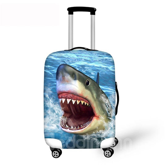 3D-Druck Shark Spandex Reise staubdichte Gepäckabdeckung