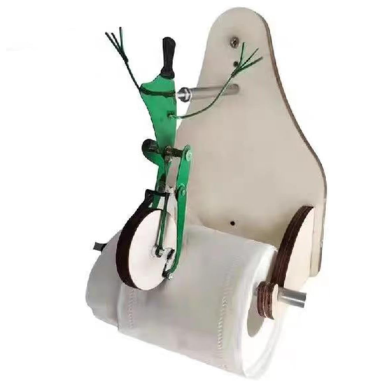 Toilet paper roll holder. Wooden toilet paper holder. Creative frog riding bicycle toilet paper holder. Paper towel roll holder for bathroom, toilet, kitchen and home., Khaki