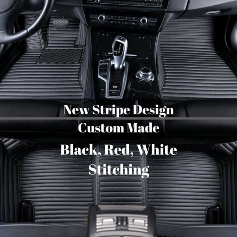 Custom Car Floor Mats High Quality Leather Moisture-Proof Skid Resistance Waterproof Wear-Resisting Most Models Are Suitable If You Do Not Find Your Car Please Note In The Shopping Cart