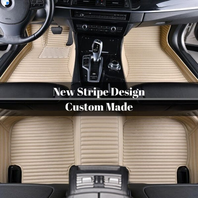Custom Car Floor Mats High Quality Leather Moisture-Proof Skid Resistance Waterproof Wear-Resisting Most Models Are Suitable If You Do Not Find Your Car Please Note In The Shopping Cart