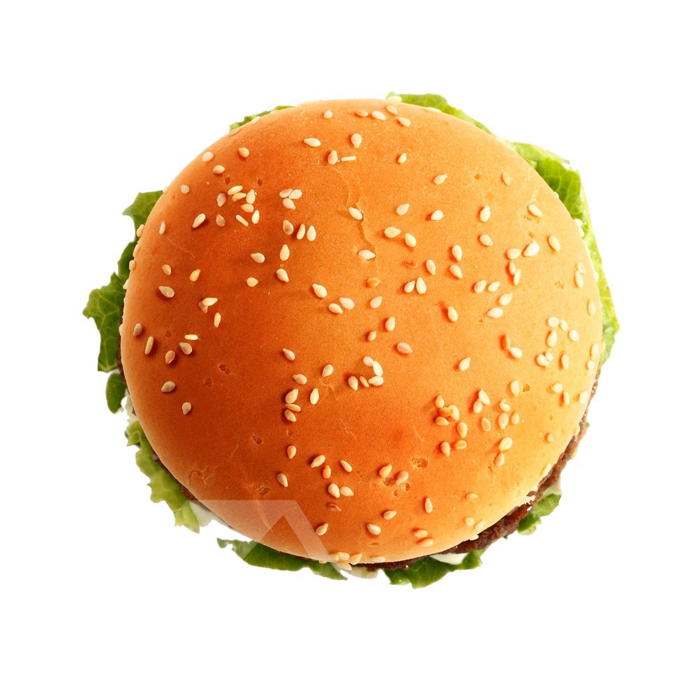 3D-Hamburger-Muster, abnehmbare Mauspad-Schreibtischaufkleber