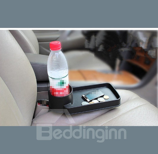 Estante de plástico negro para espacio de asiento de automóvil multiusos