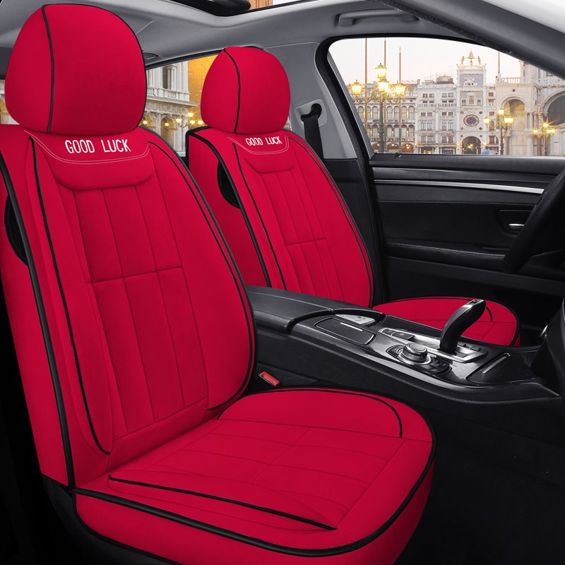 Full Set Universal Fit Seat Covers Compatible with Airbag Front and Rear Seat Cover Seat Cushion