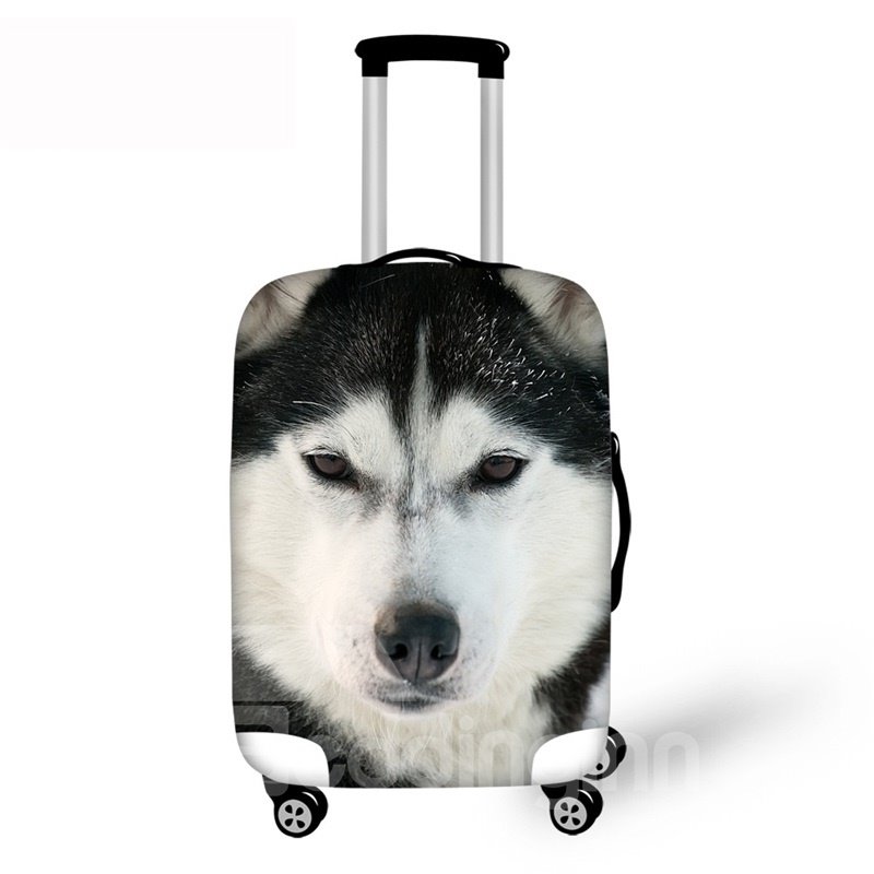 3D Wolf Pattern Waterproof Luggage Cover Protector 19 20 21