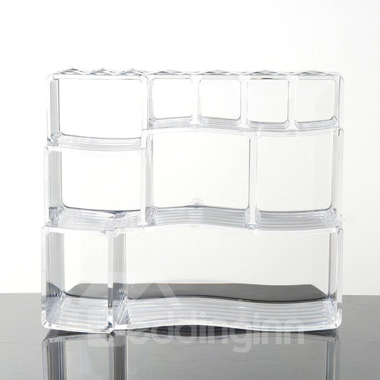 Umweltfreundliches Acrylmaterial, 17,1 x 14,5 x 8,2 cm, Kosmetik-Aufbewahrungsbox