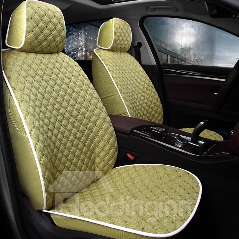 Serie de lujo material tejida lujo del lino con las cubiertas de asiento de carro aptas de encargo de las almohadas 