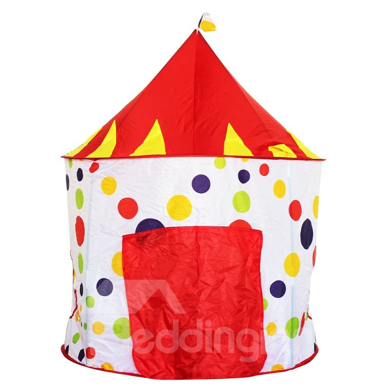 Yurt Shaped Simple Style Polyester Kids Indoor Playing Tent