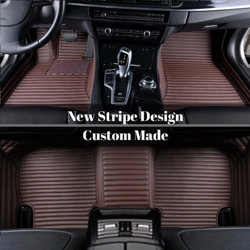 Custom Car Floor Mats High Quality Leather Moisture-Proof Skid Resistance Waterproof Wear-Resisting Most Models Are Suitable If You Do Not Find Your Car Please Note In The Shopping Cart