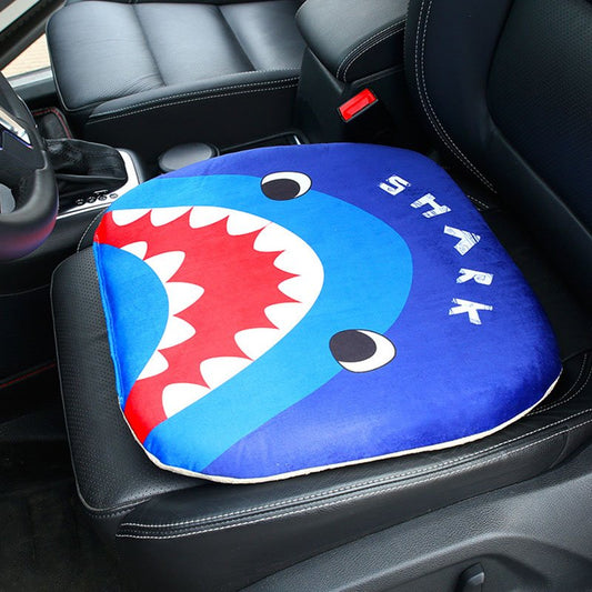 Plüsch-Cartoon-Autokissen, verdickter Boden, rutschfest, niedliches Häschen-Bär-Autokissen 