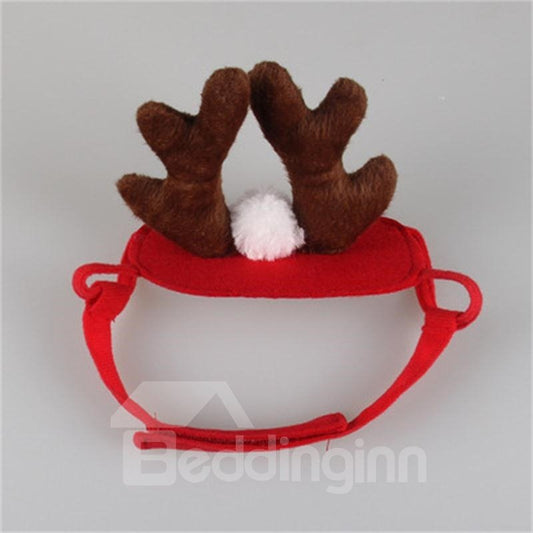 Holiday Antler Headband Pet Dog Cat Hat Christmas Cosplay Costume