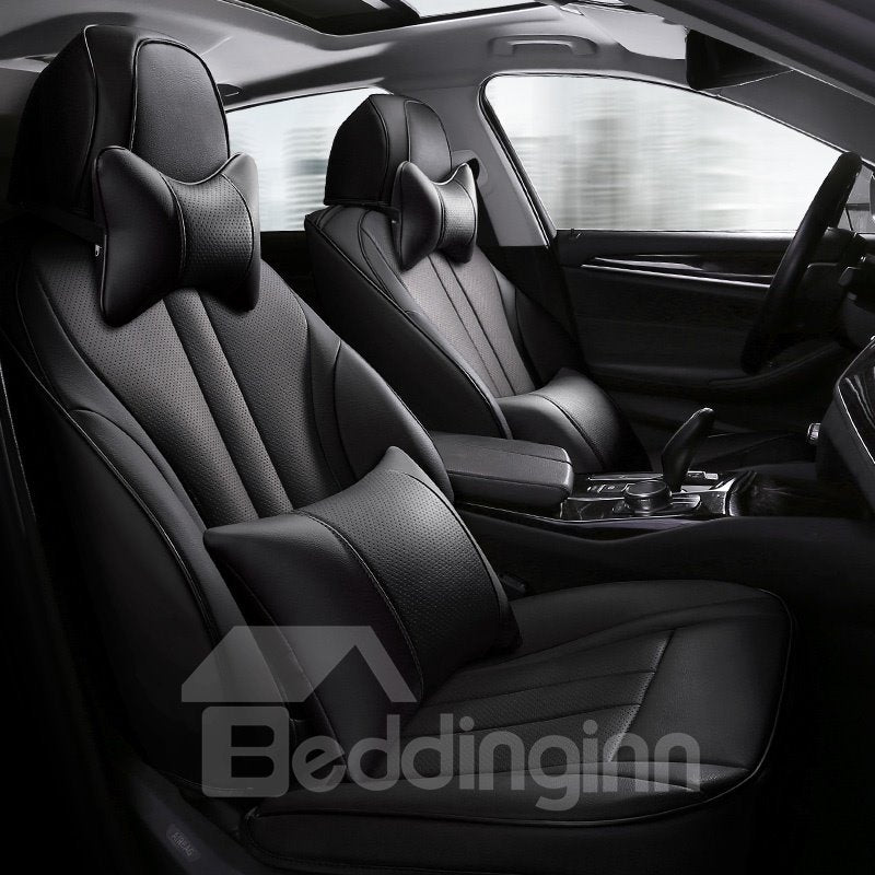 Fundas de asiento de coche personalizadas suaves de cuero de alta calidad con estilo deportivo lujoso