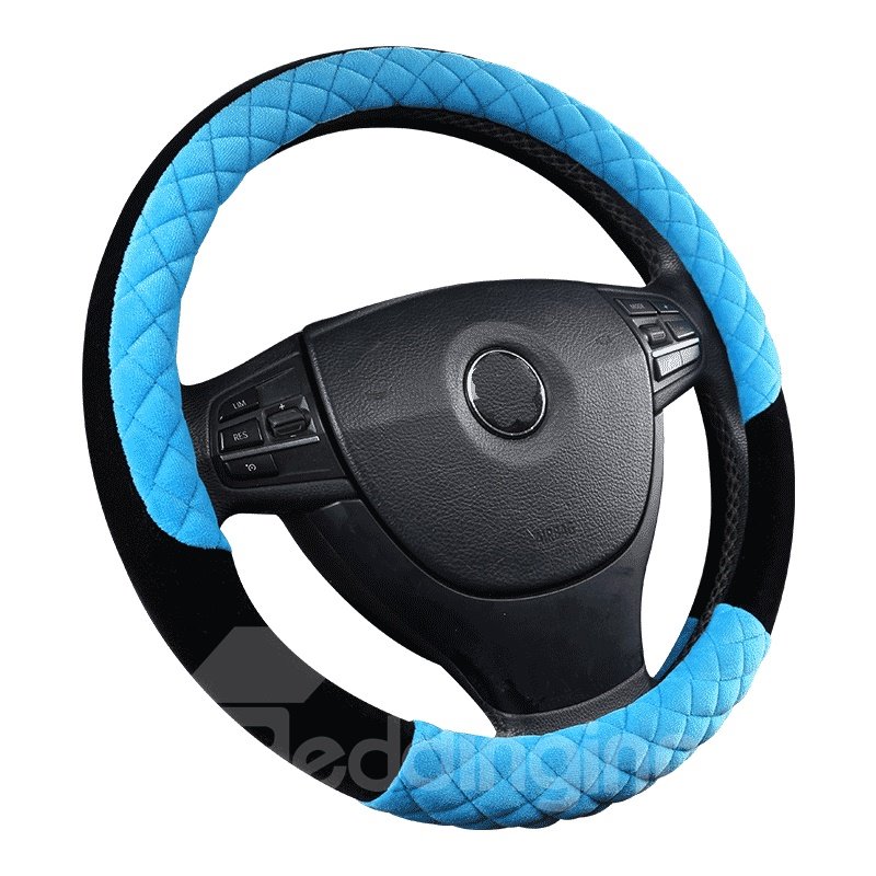 Suede Sense Of Touch Stereo Clipping Steering Wheel Cover