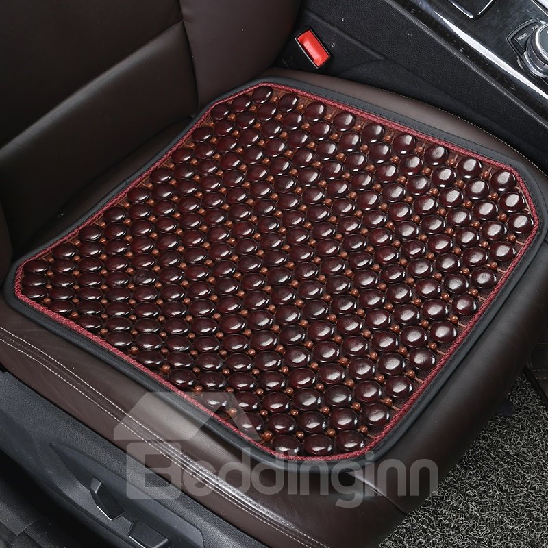 Pure Color Wood Material Cool Durable Universal Fit Car Seat Mats