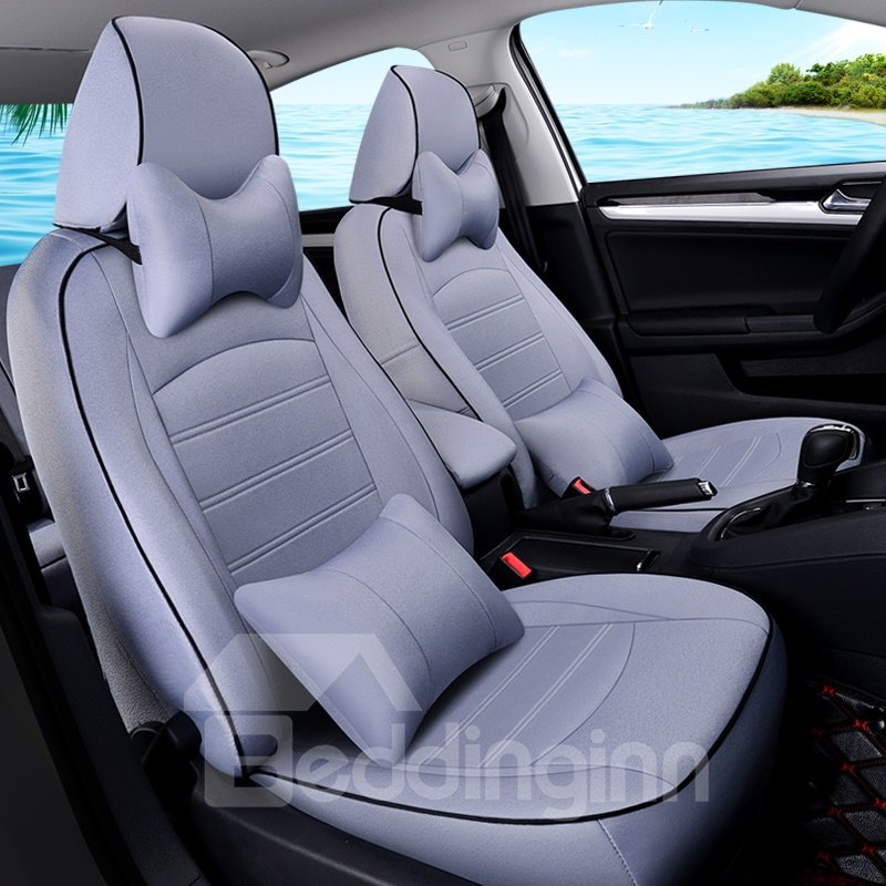 Cubierta de asiento de automóvil personalizada con estilo empresarial de diseño simple de color en contraste 