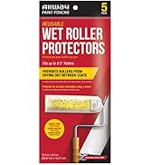 ALLWAY PON-RL Paint Poncho Reusable Wet Paint Roller Protectors, 5 Pack