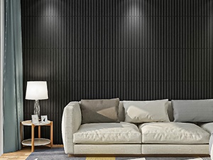 art 3d slat textured wall panels pvc