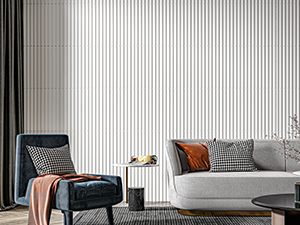 art 3d slat textured wall panels pvc